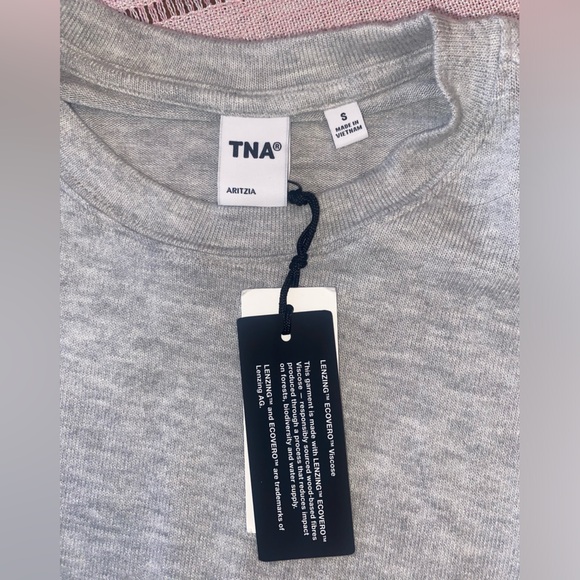 NWT Aritzia Tha Softmore Vince Sweater in Gray, Sz Small - Picture 12 of 16